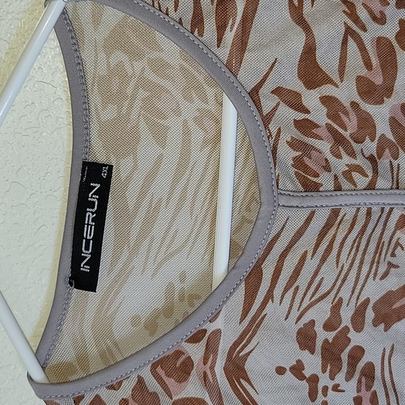 Sheer Leopard string body suit - Picture 2 of 4